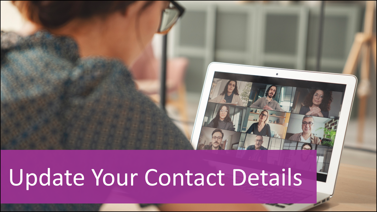 change your contact details