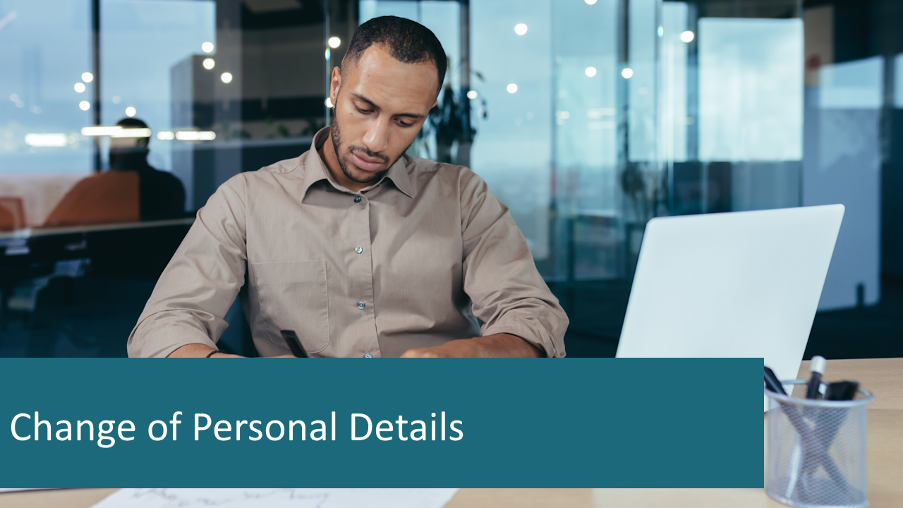 Change of personal details