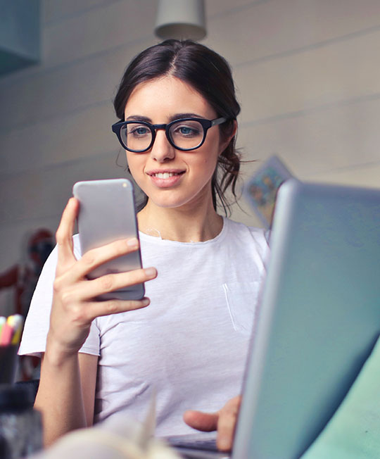 lady making an enquiry